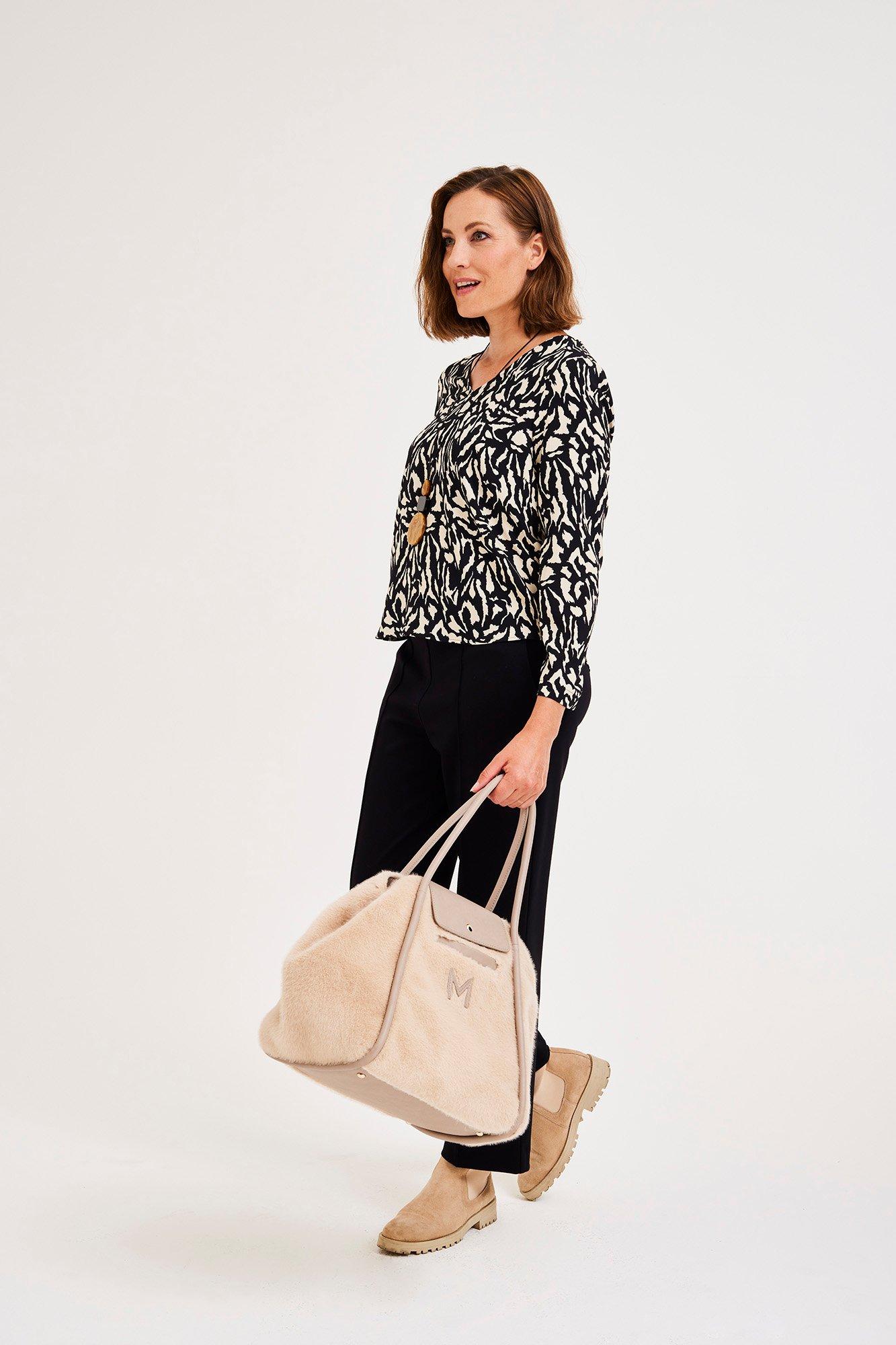 Pantalons - Pantalon 'easy care' en crêpe