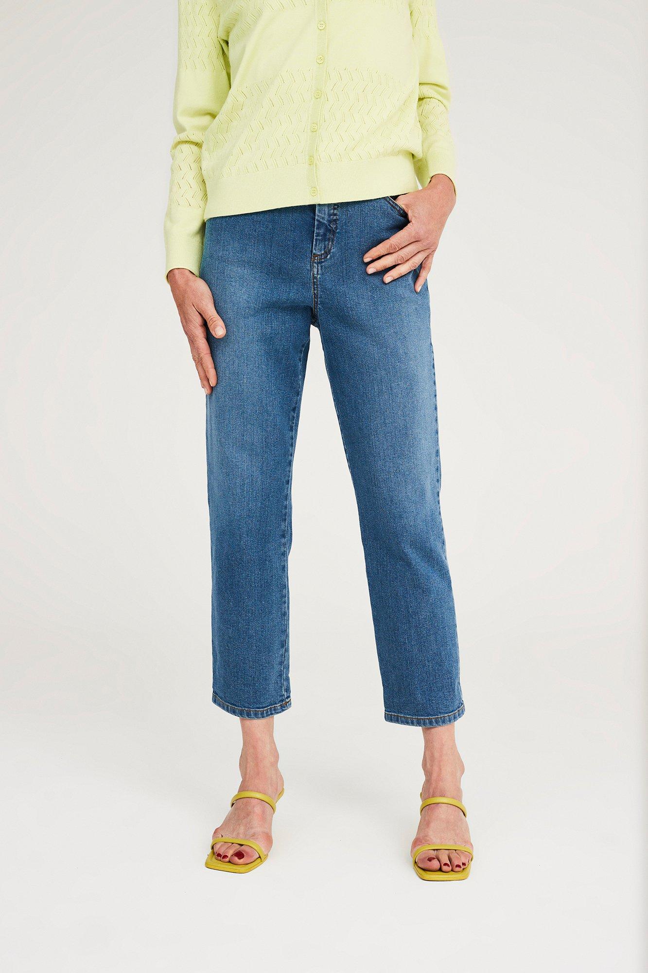 Pantalons - Mom's jeans taille haute