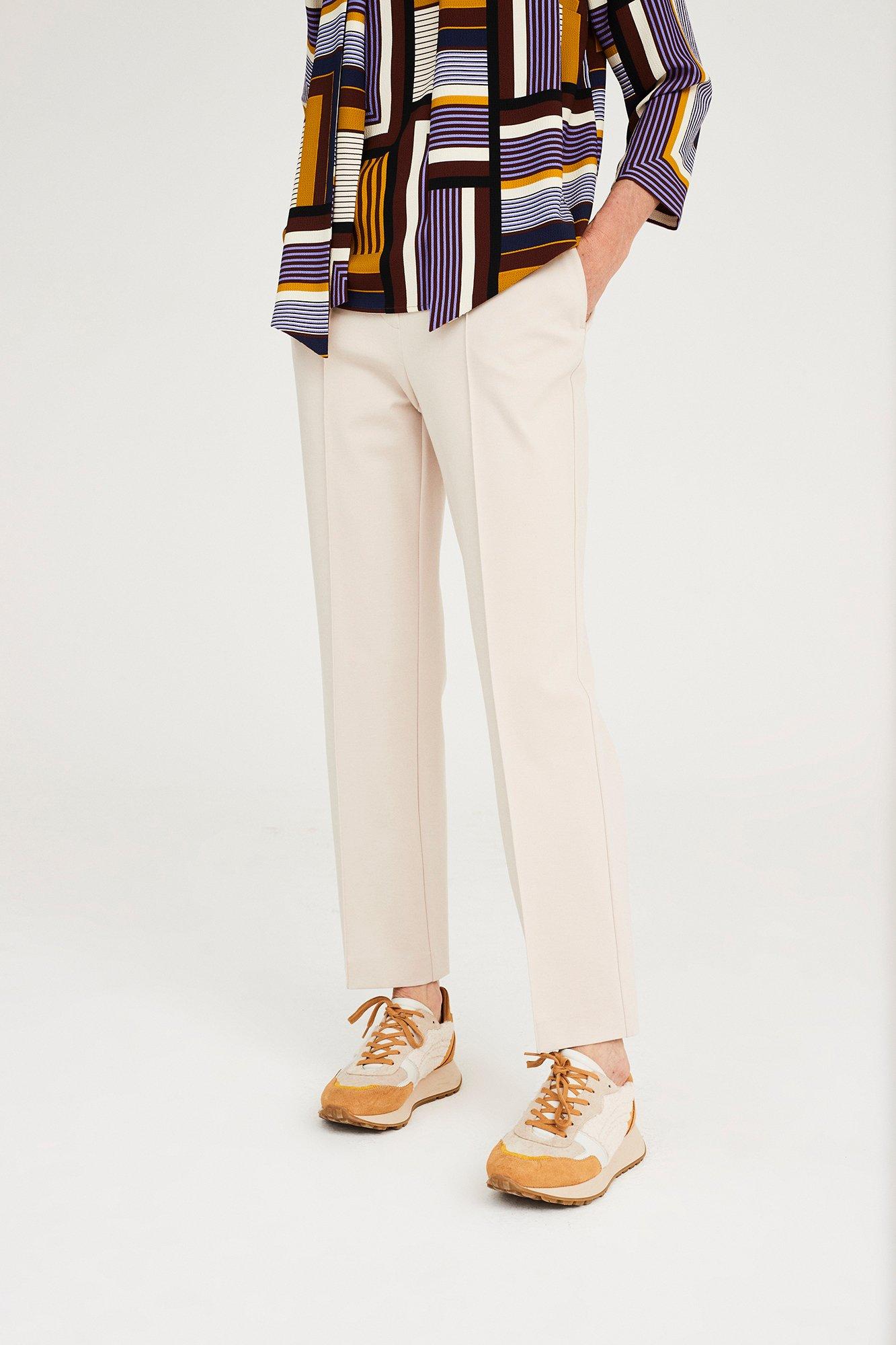 Pantalon costume en jersey Milano - null - may