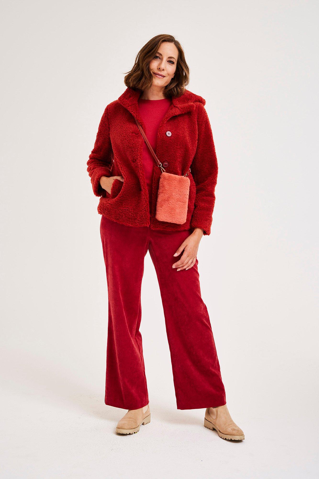 Pantalons - Pantalon large en velours milleraies