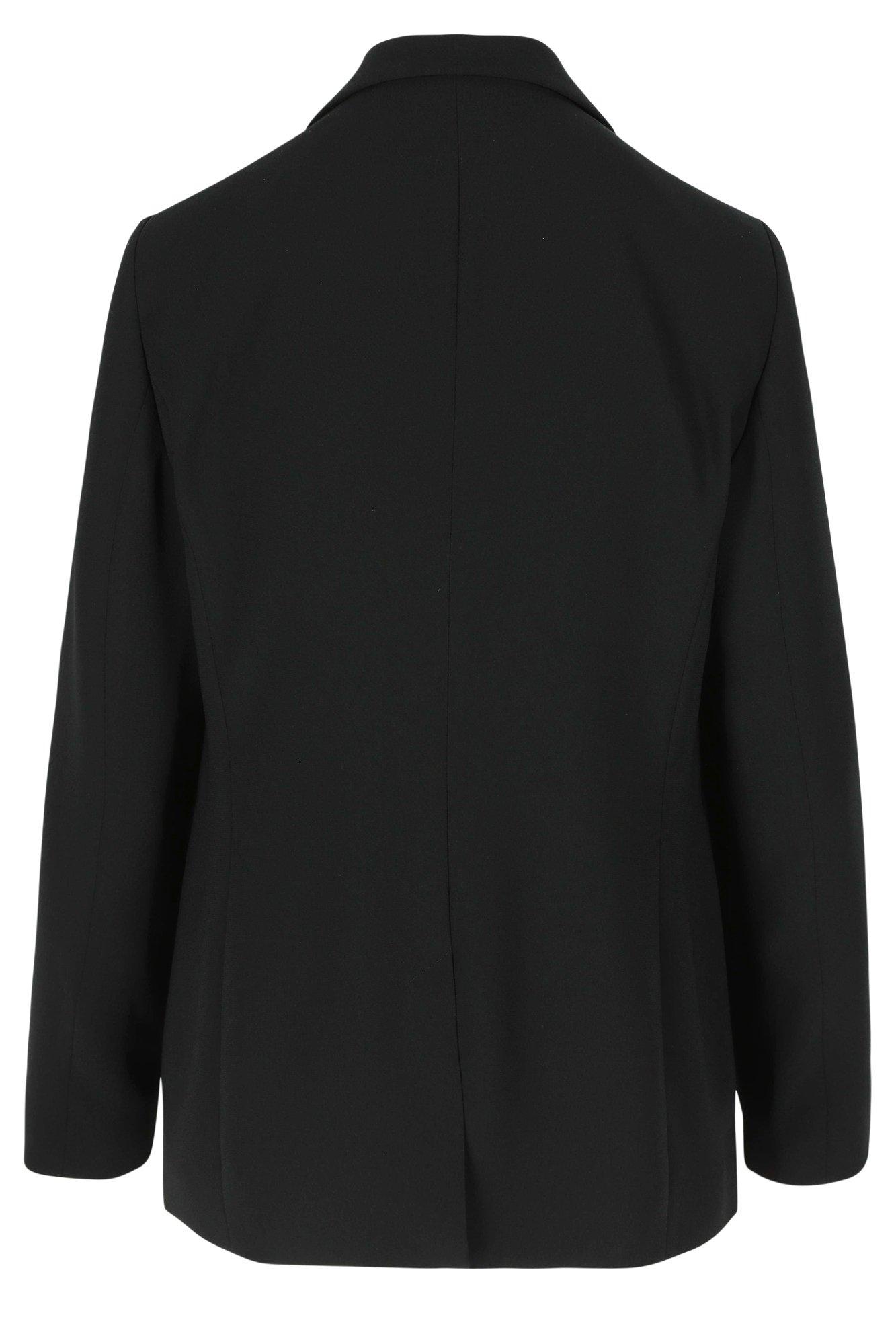 Blazers - Korte blazer in crêpe