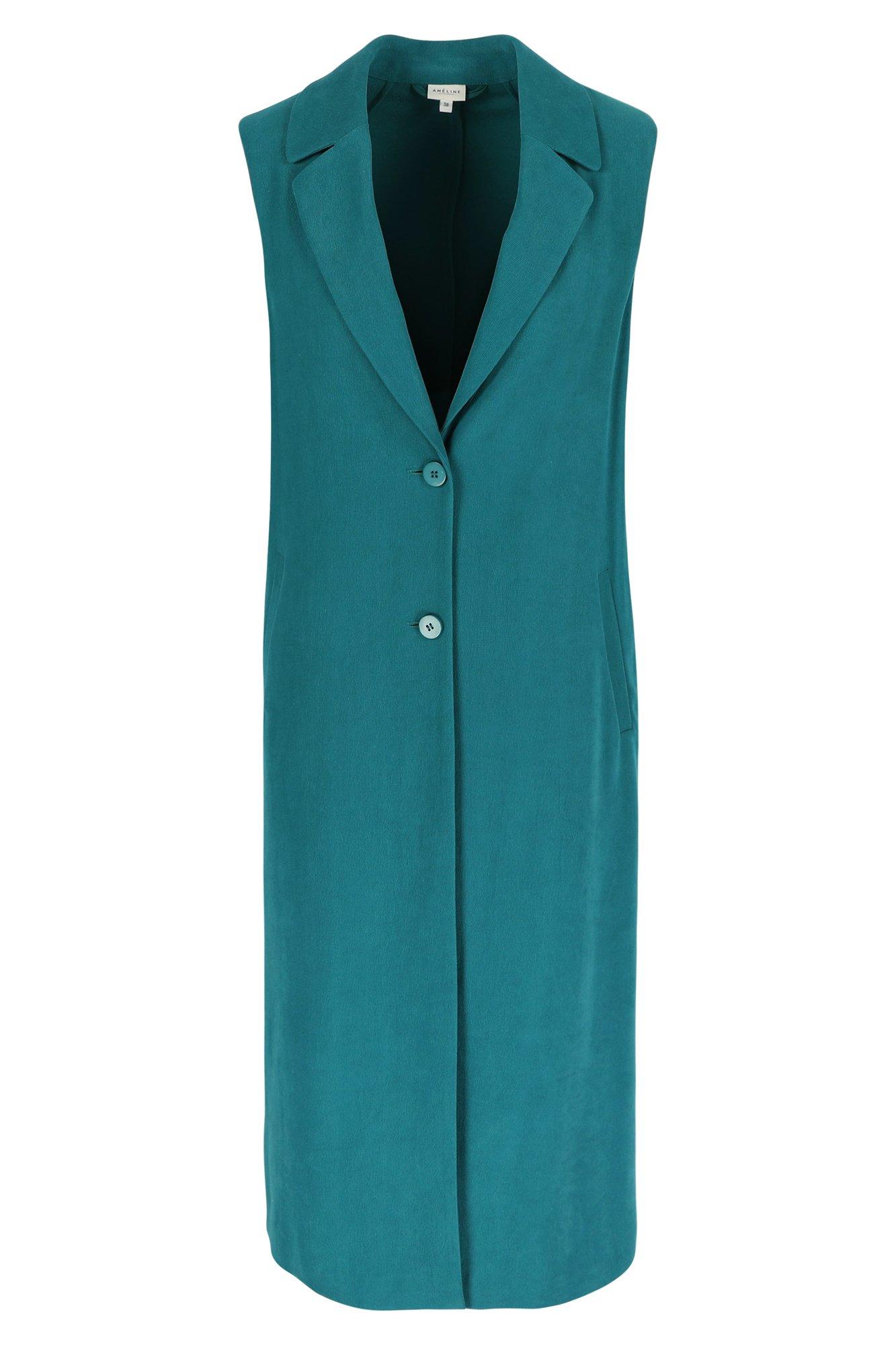 Blazers - Veste longue en peau de pêche