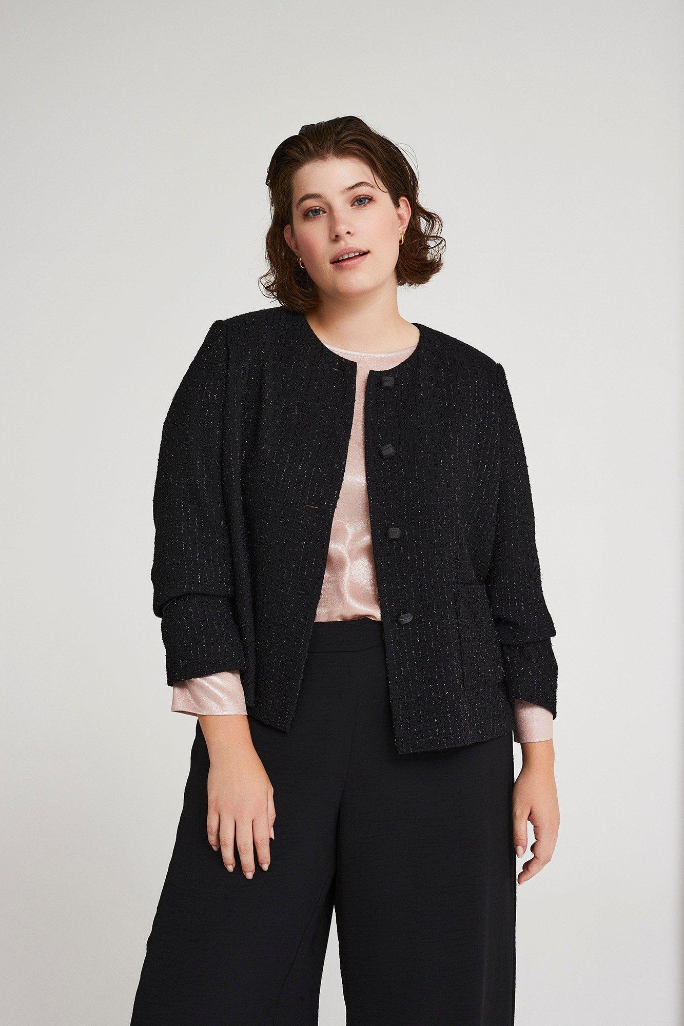 Blazers - Veste en tweed avec lurex