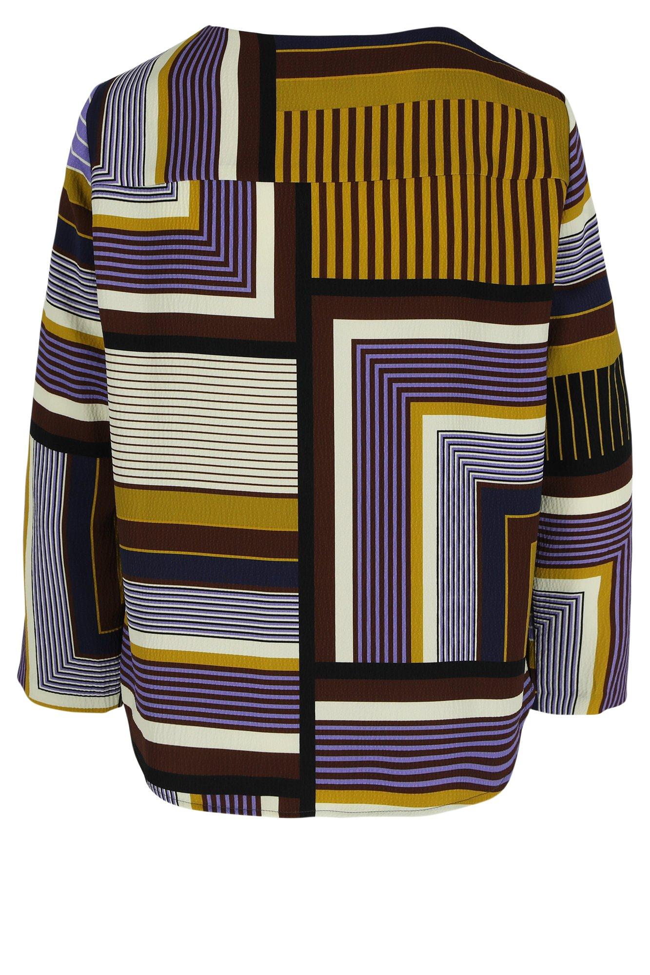 Chemises - Blouse ample en crêpe à imprimé art déco