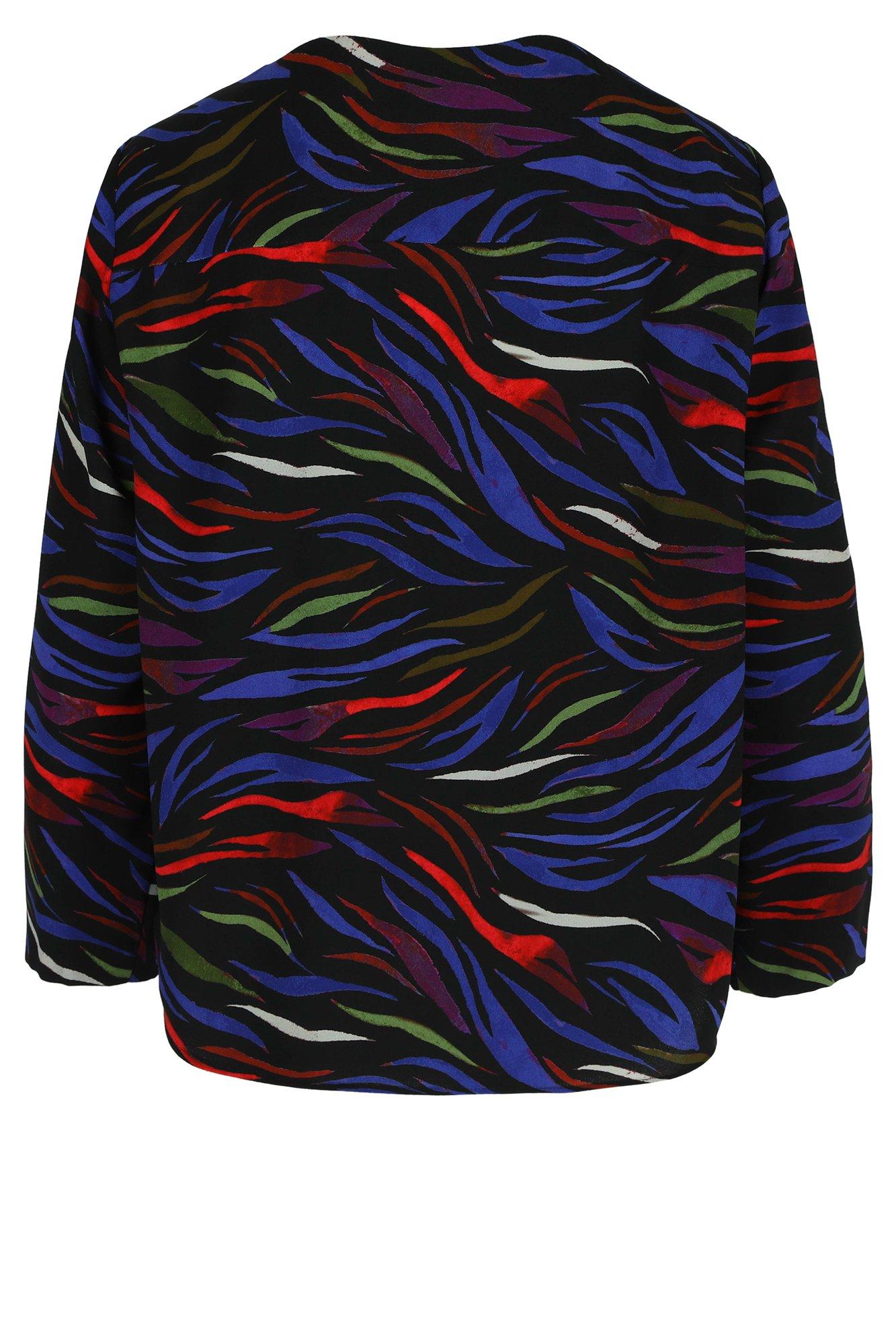 Hemden - Wijde blouse met swirlprint