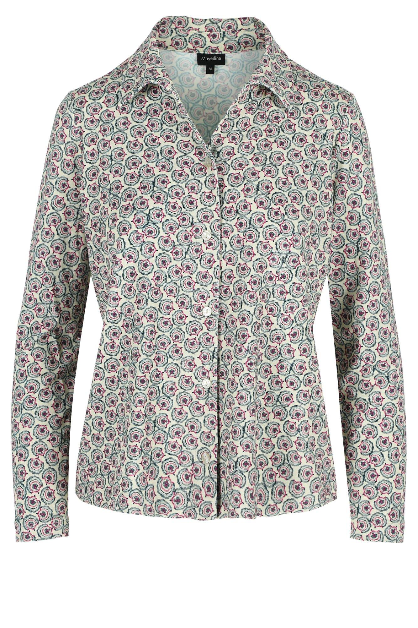 Hemden - Jersey polo in viscose met stretch