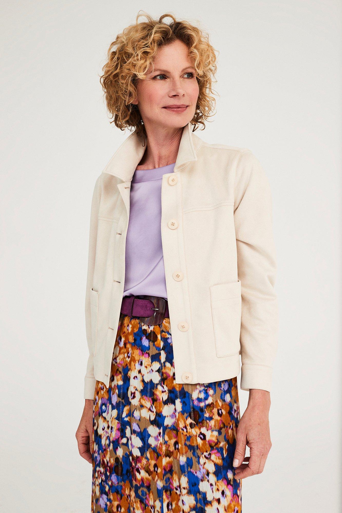 Sweatvest - Blouse en satin sur élastique