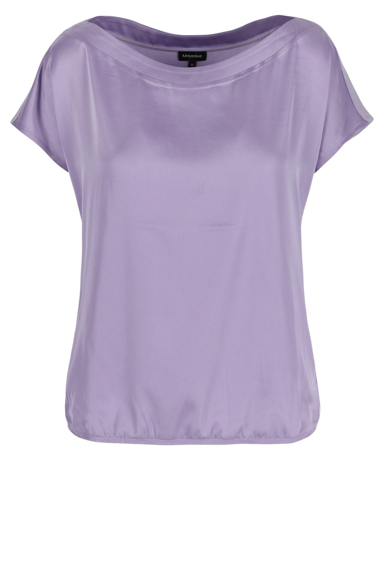 Sweatvest - Blouse en satin sur élastique