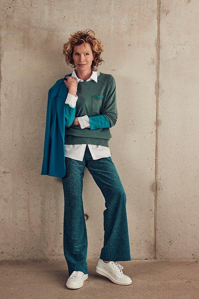 Chemises - Chemisier long en coton stretch