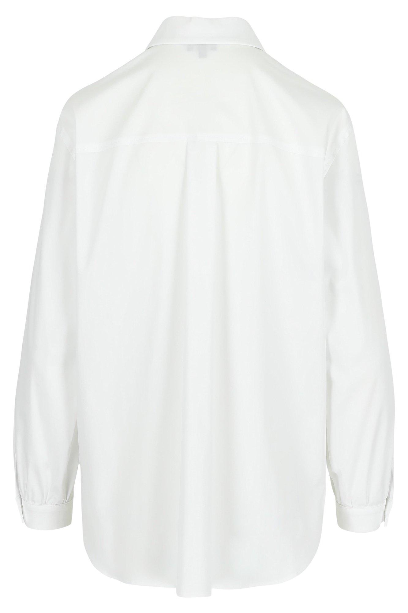 Chemises - Chemisier long en coton stretch