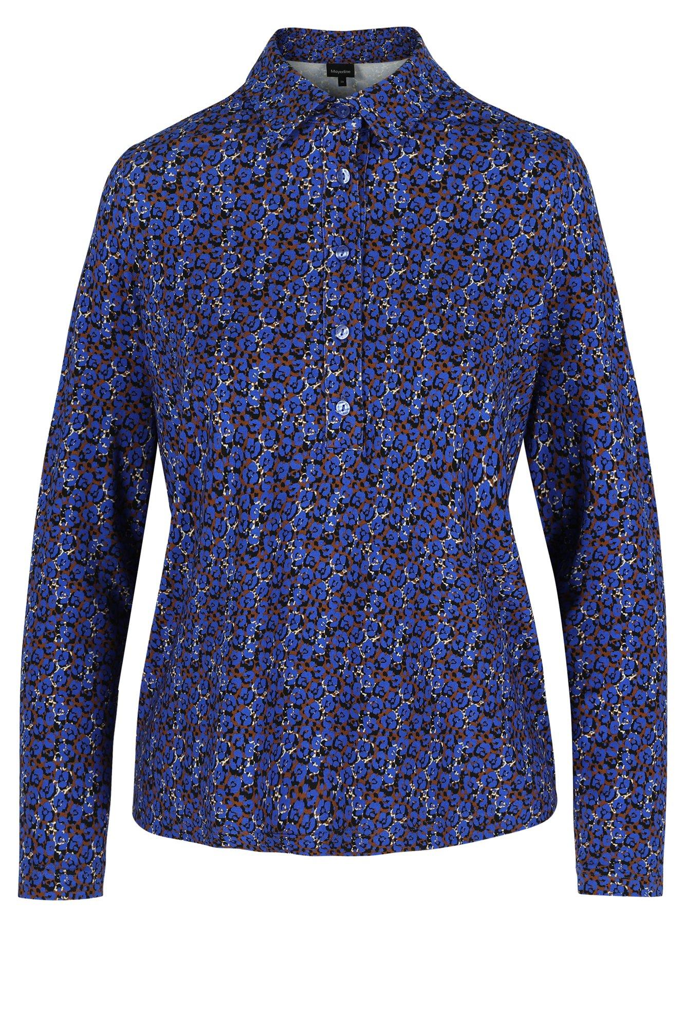 Hemden - Jersey blouse met print