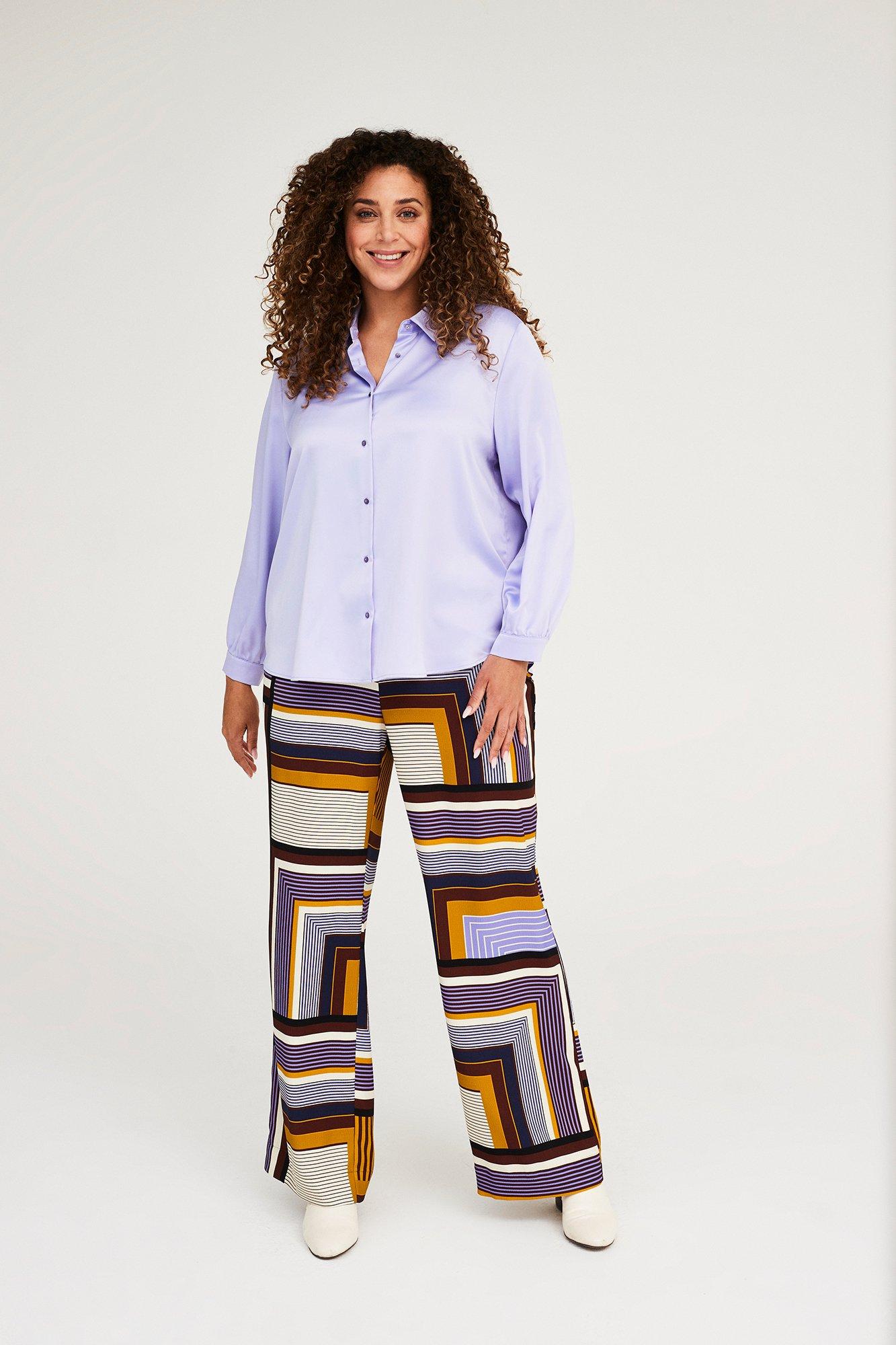 Chemisier en satin extensible - null - may