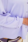 Hemden - Hemdblouse in elastisch satijn