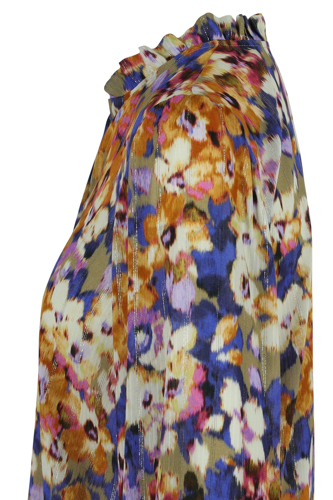 Chemises - Gebloemde blouse in voile met lurex
