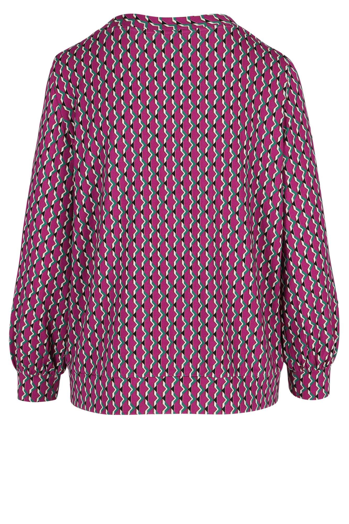 Hemden - Jersey blouse op tailleband