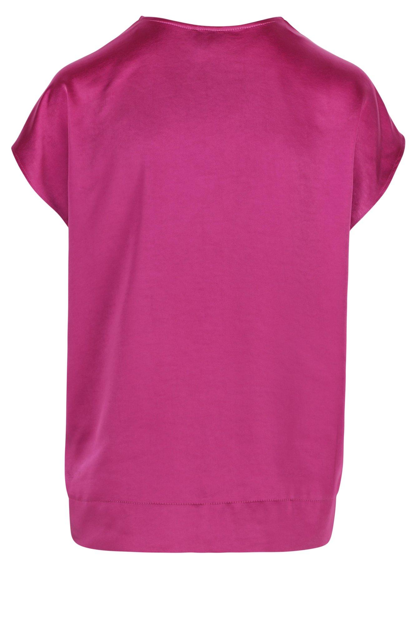 Chemises - Blouse T-shirt en satin