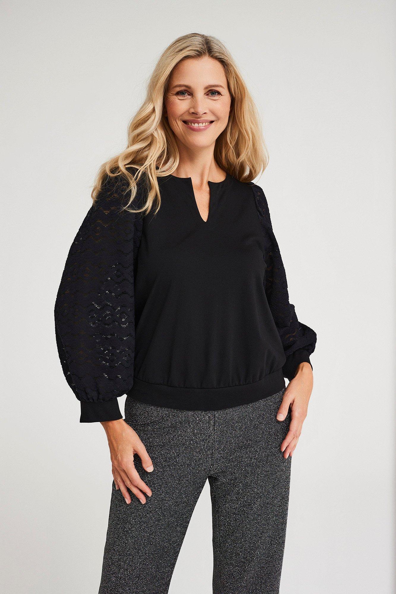 Blouse manches fantaisie - null - may