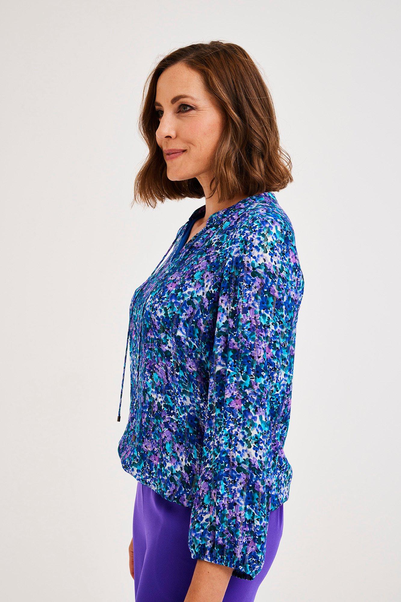 Chemises - Blouse avec lurex sur élastique