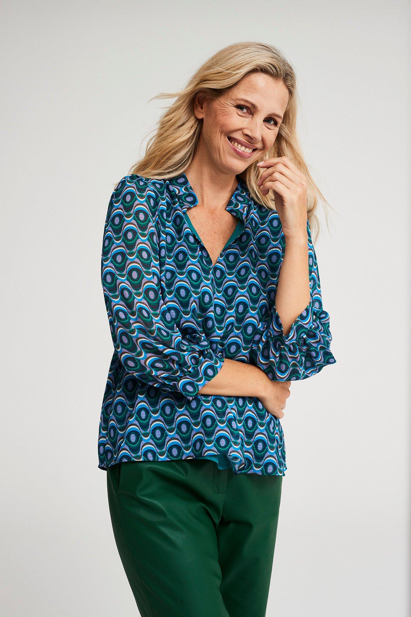 Blouse ample manches bouffantes - null - ame