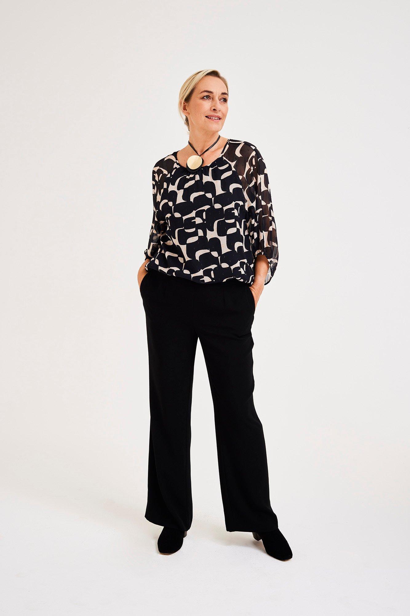 Chemises - Blouse en voile avec lurex