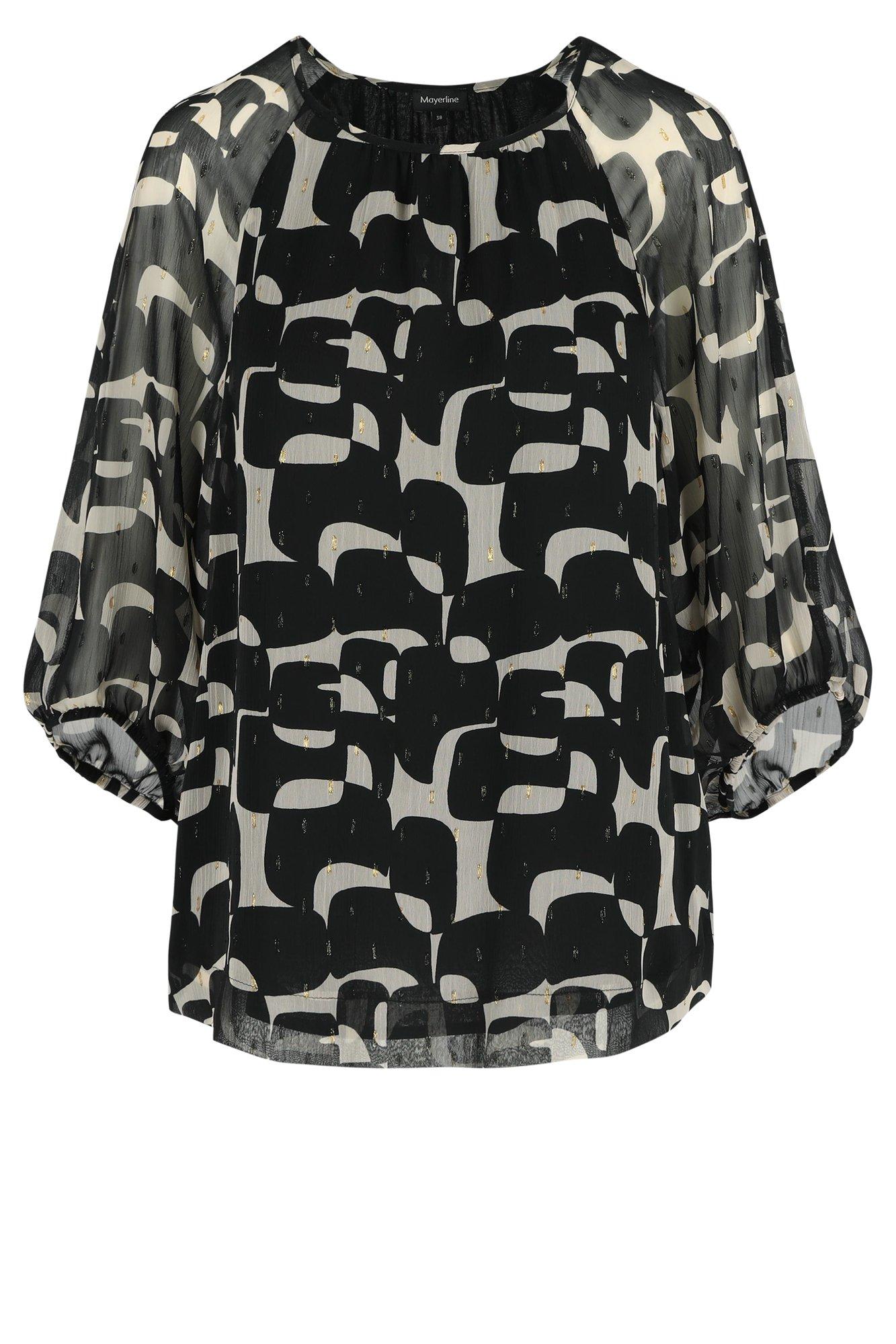 Chemises - Blouse en voile avec lurex
