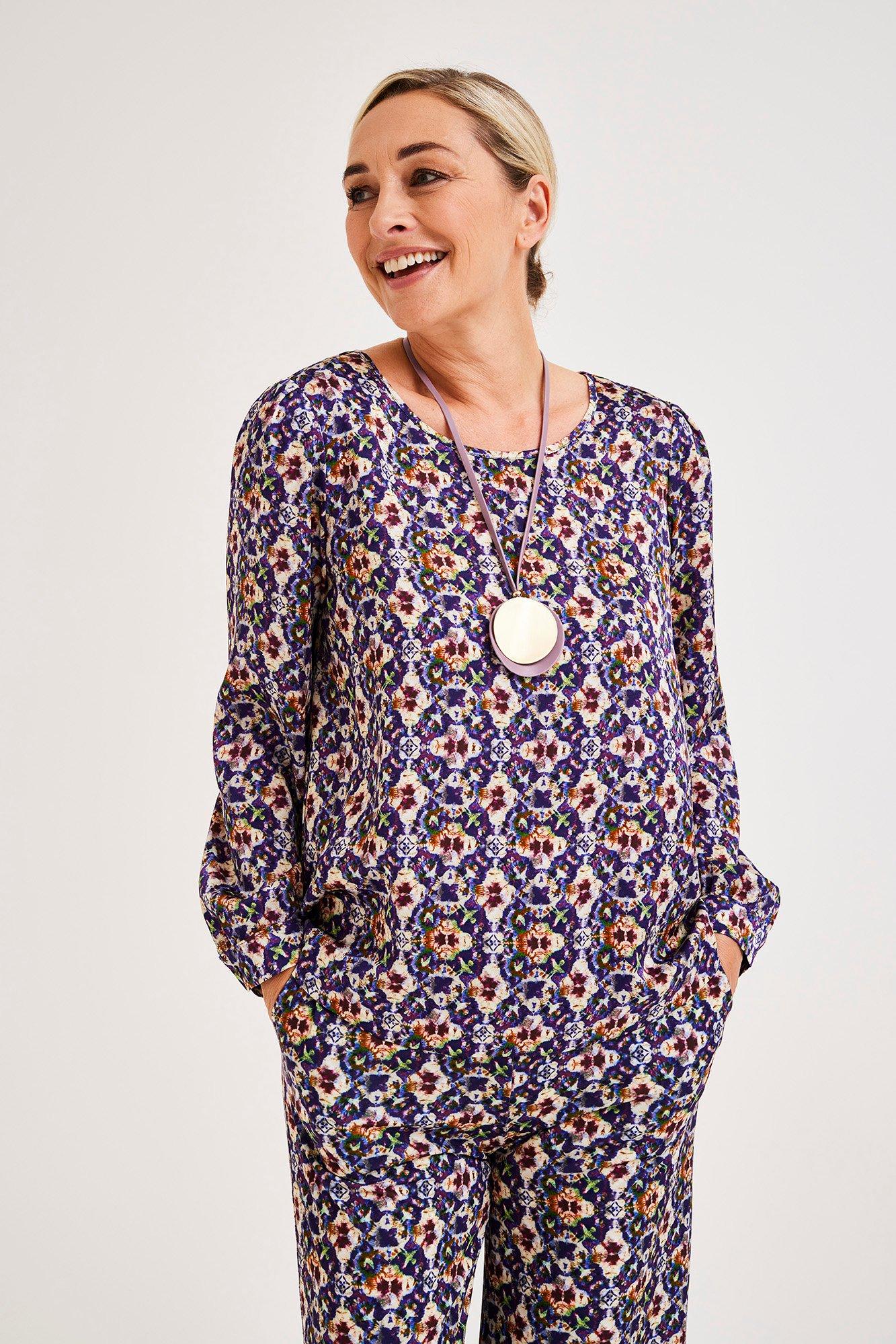 Blouse ample manches bouffantes - null - ame