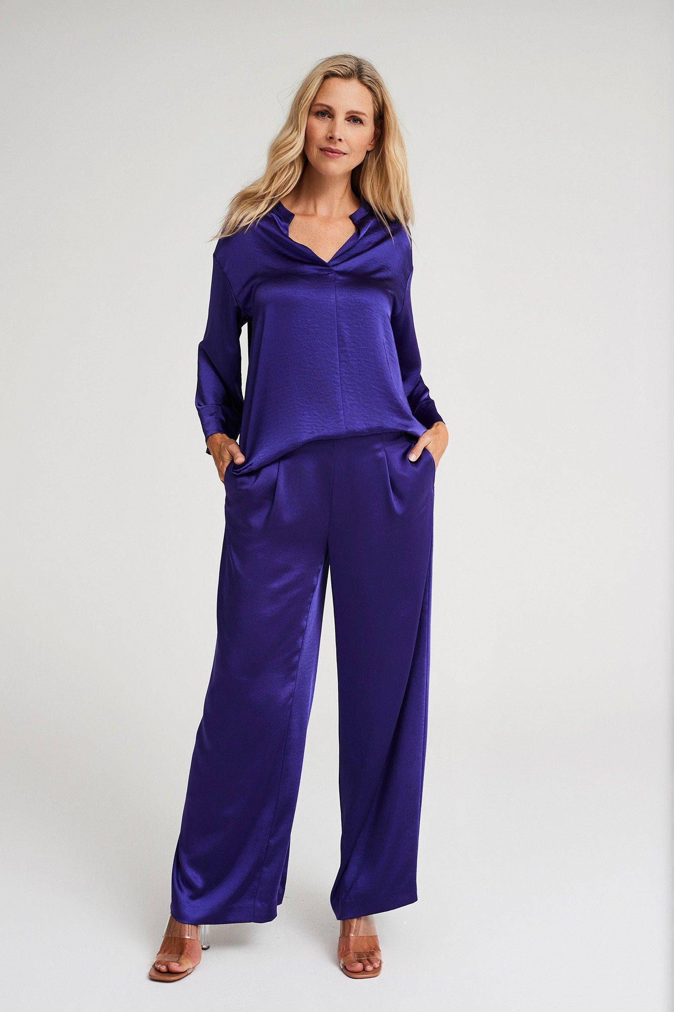 Chemises - Chemisier ample en satin
