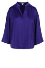 Hemden - Loose fit blouse in satijn