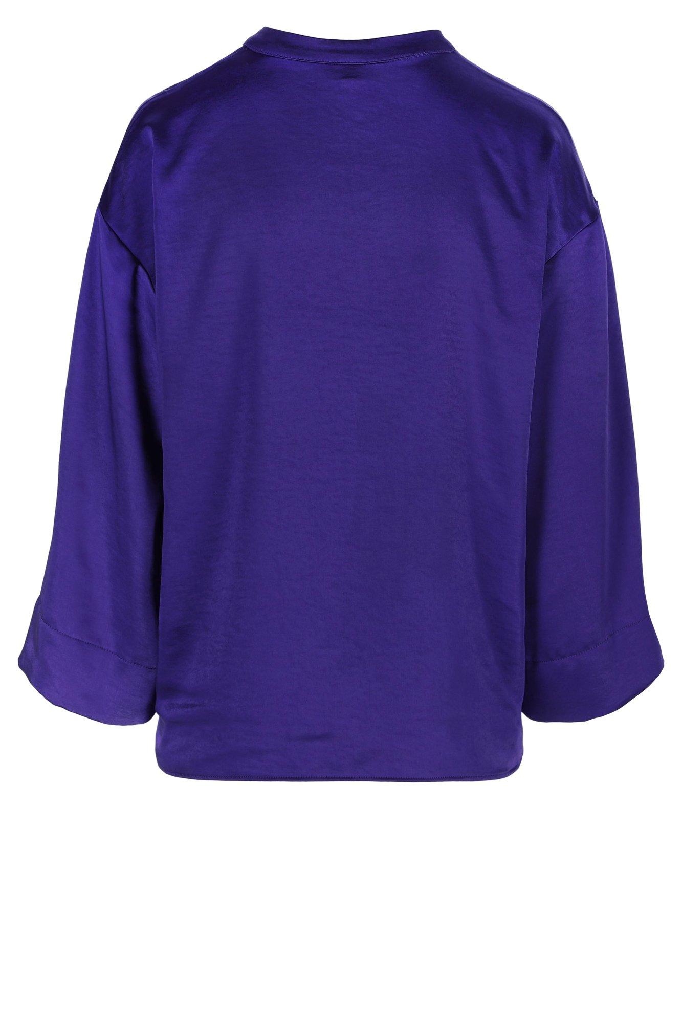 Hemden - Loose fit blouse in satijn