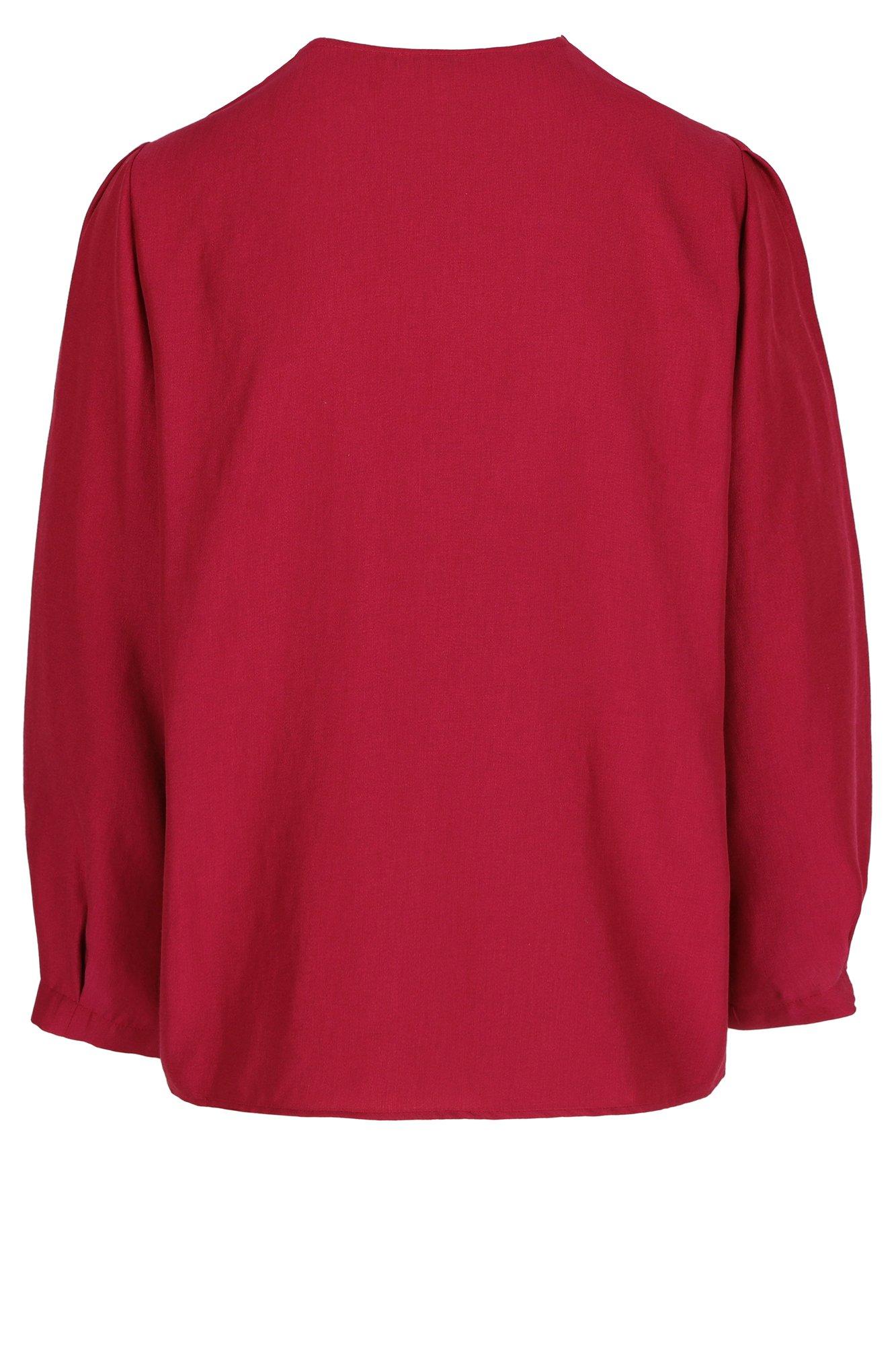 Hemden - V-halsblouse met driekwartsmouw