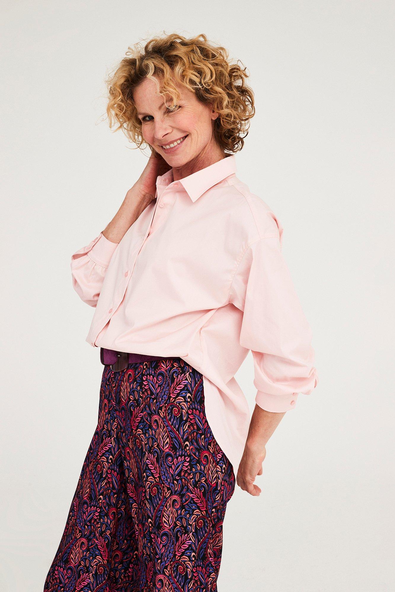 Chemises - Chemisier long en popeline stretch