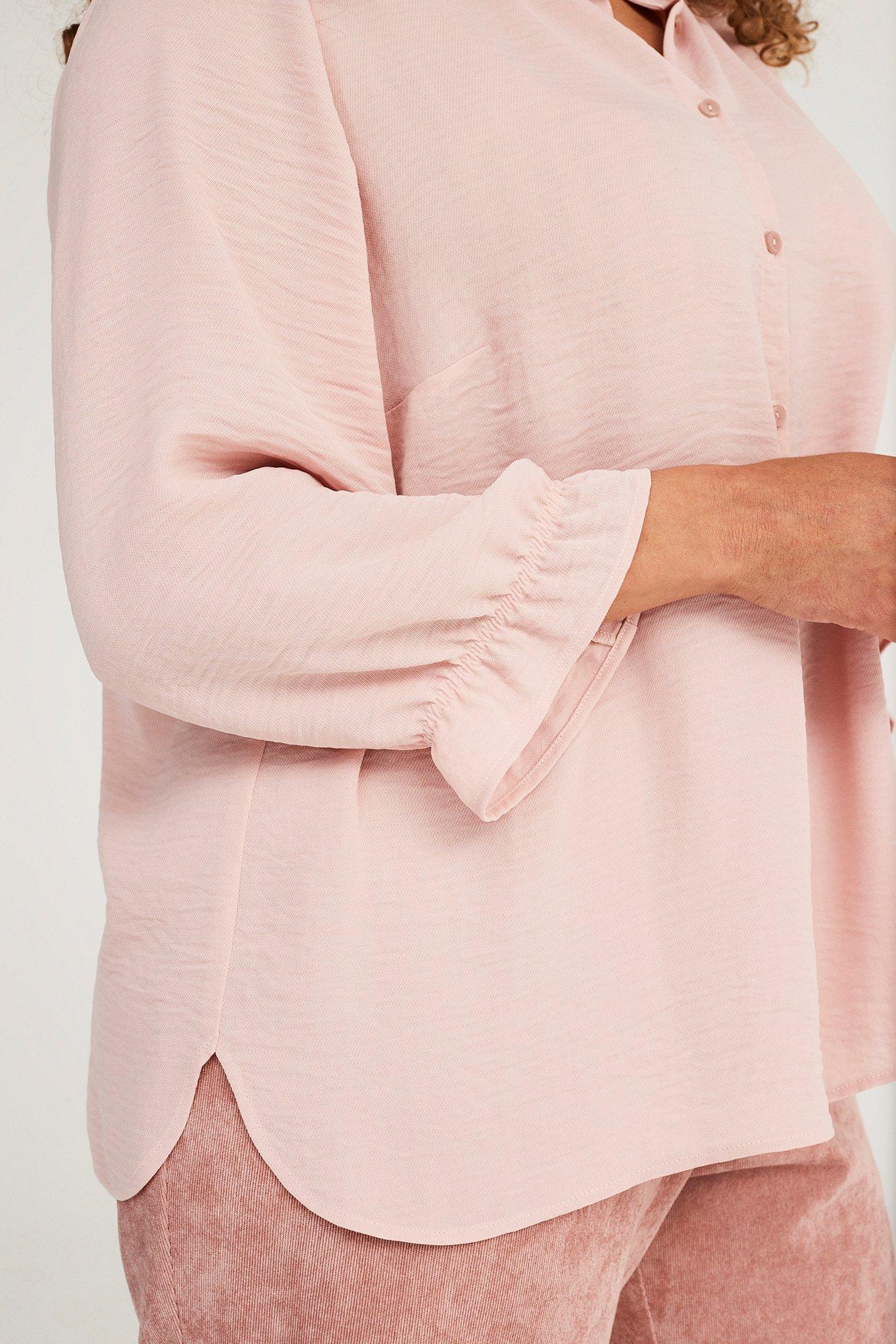 Hemden - Hemdblouse met mouwvolants