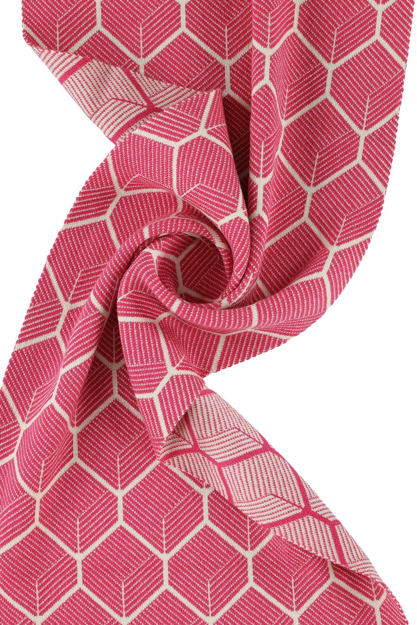 Accessoires pour bébés - Echarpe tricotée motif nid d'abeille