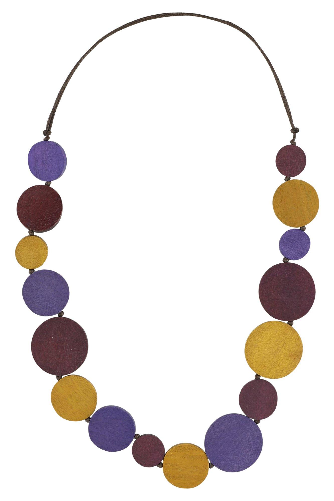 Lacet ave perles en bois - null - may