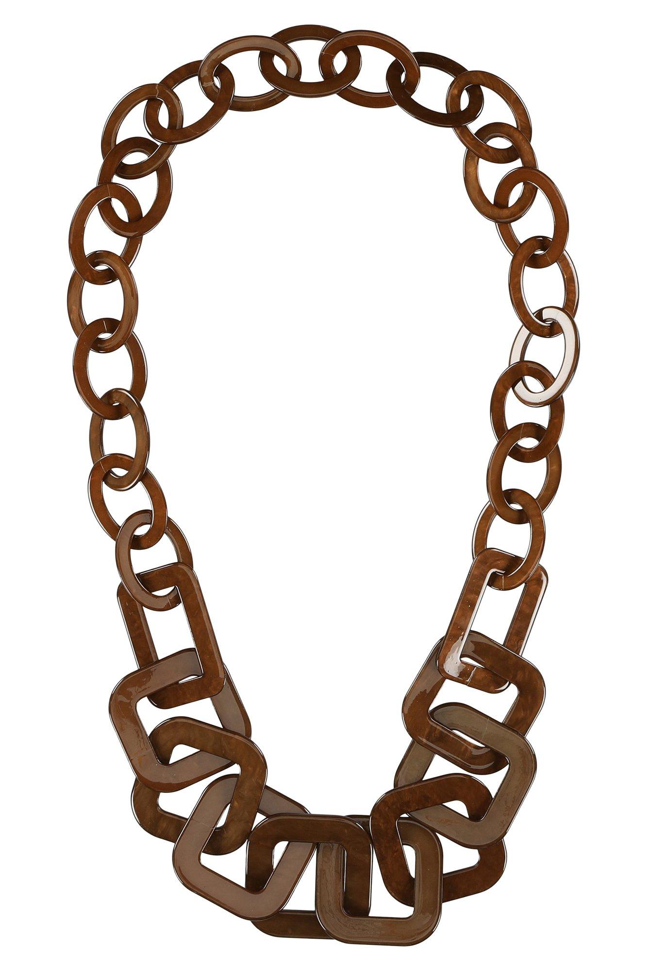 Ketting met vierkante fantasieschakels - null - may