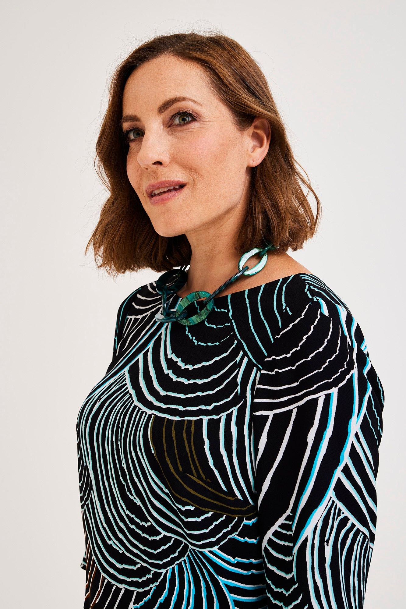 Collier avec maillons fantaisie marbrés - null - may