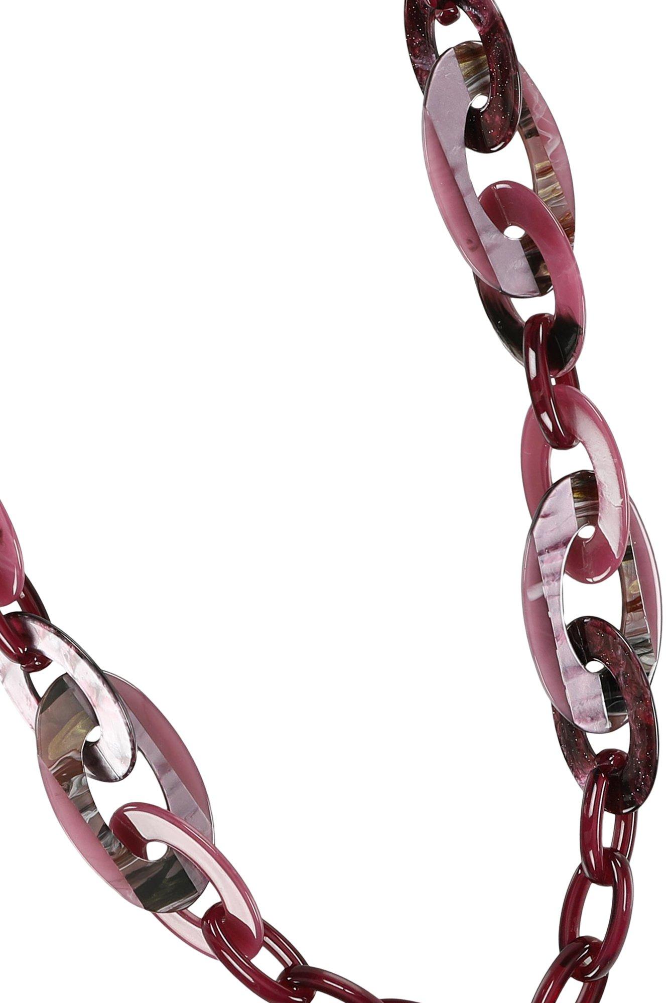 Accessoires pour bébés - Collier avec maillons fantaisie marbrés
