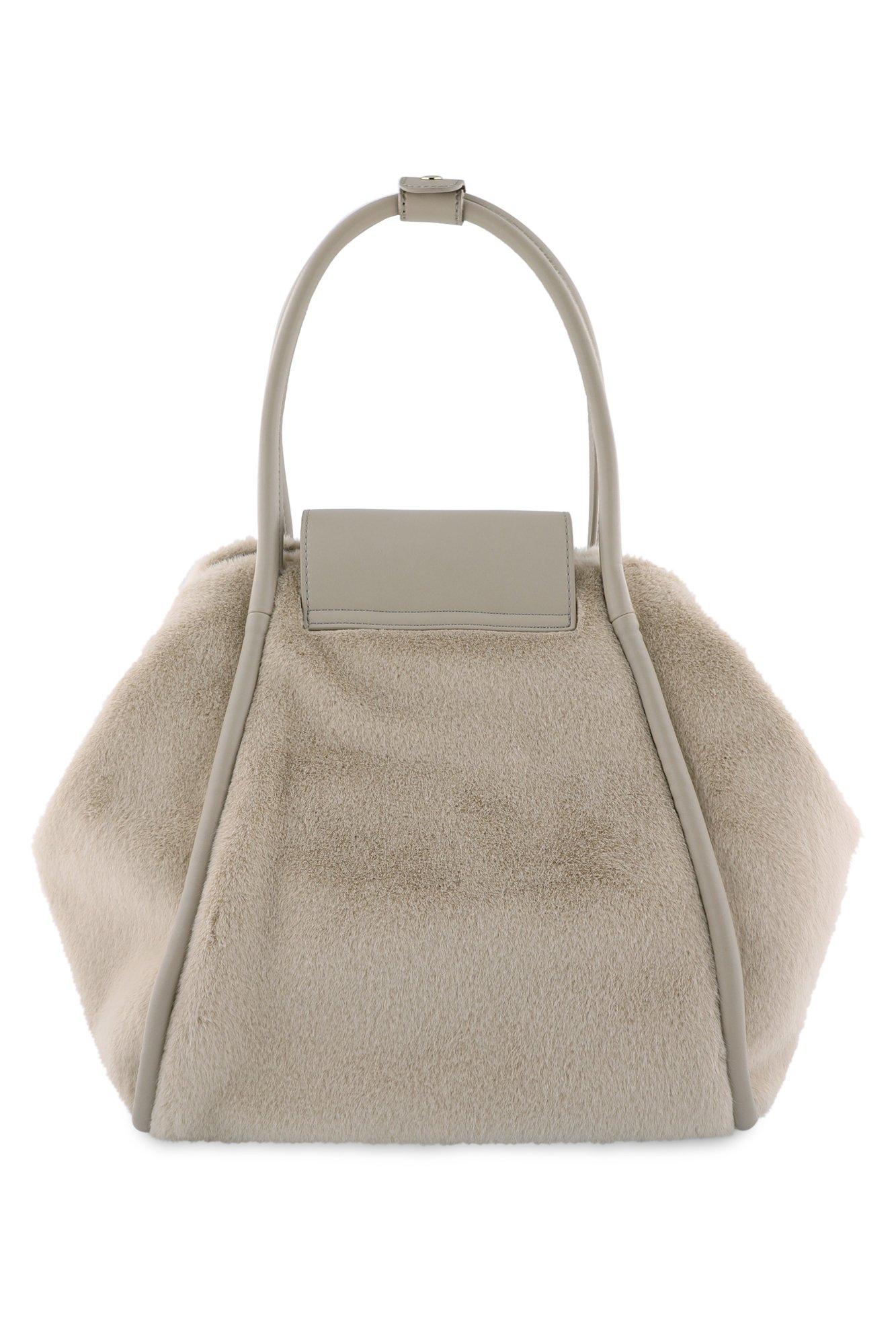 Babyspulletjes - Grote shopper in faux fur