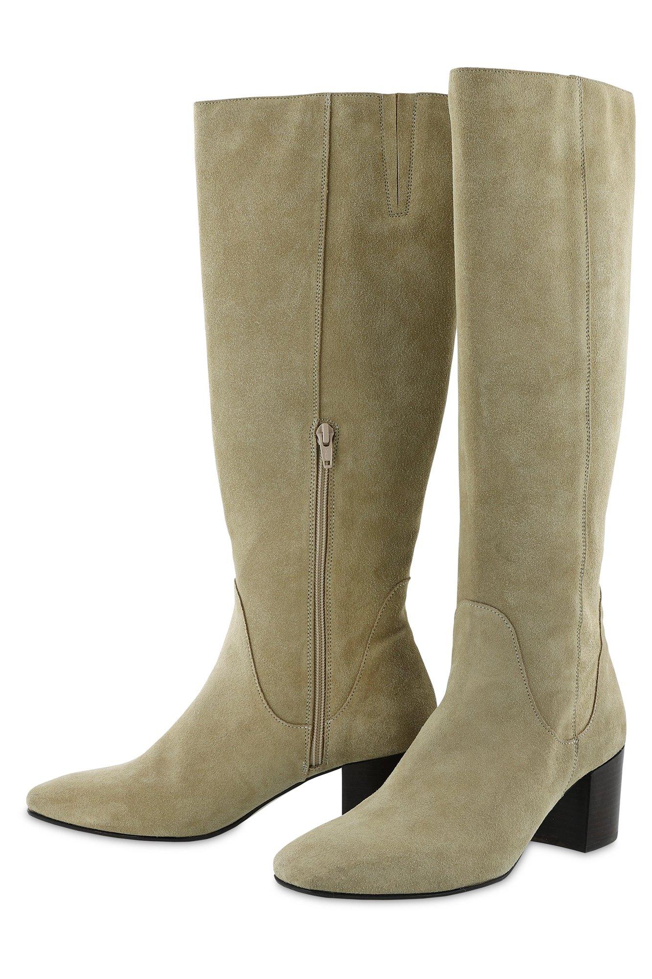 Bottes hautes en nubuck - null - may