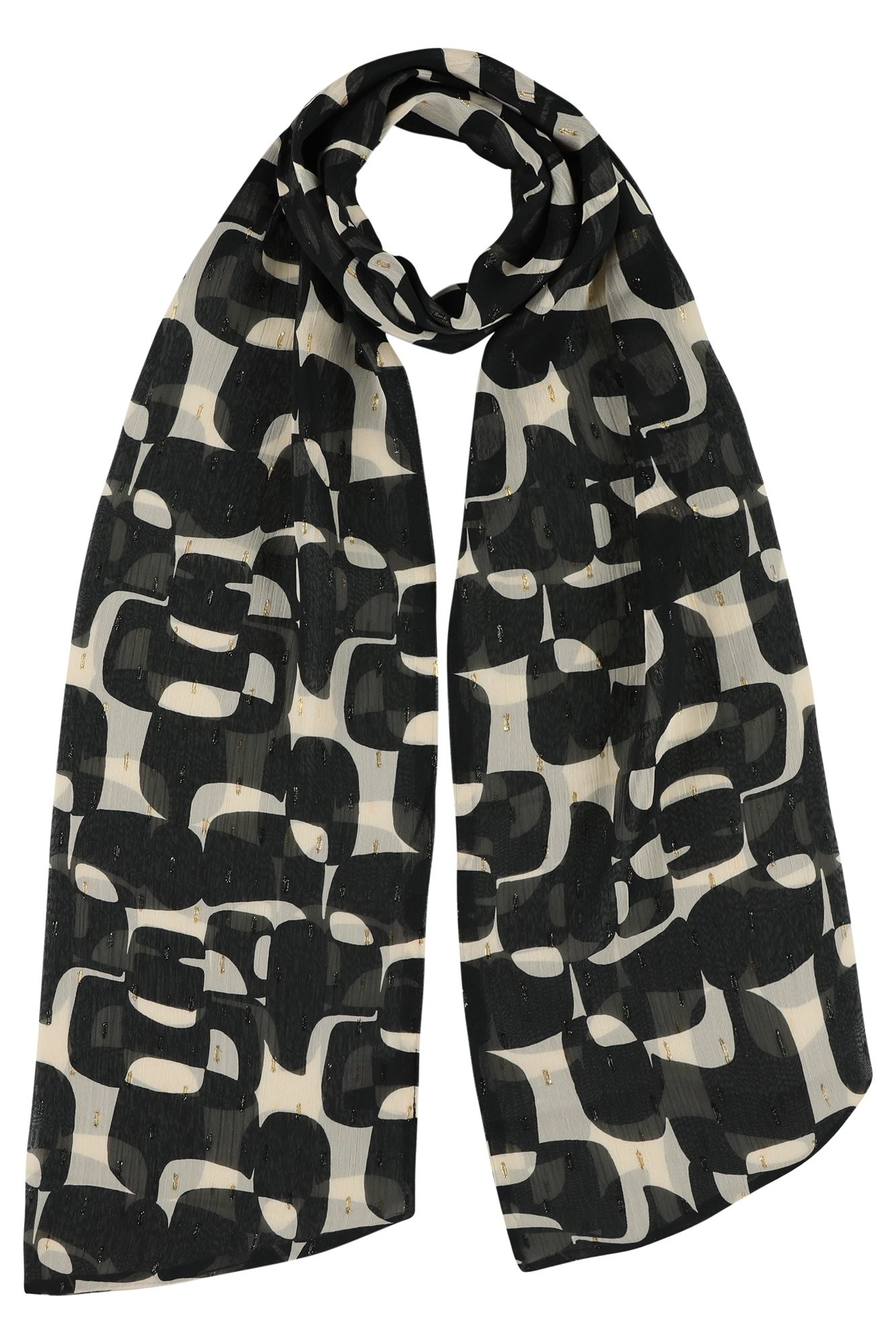 Dubbel sjaaltje met lurex - null - may