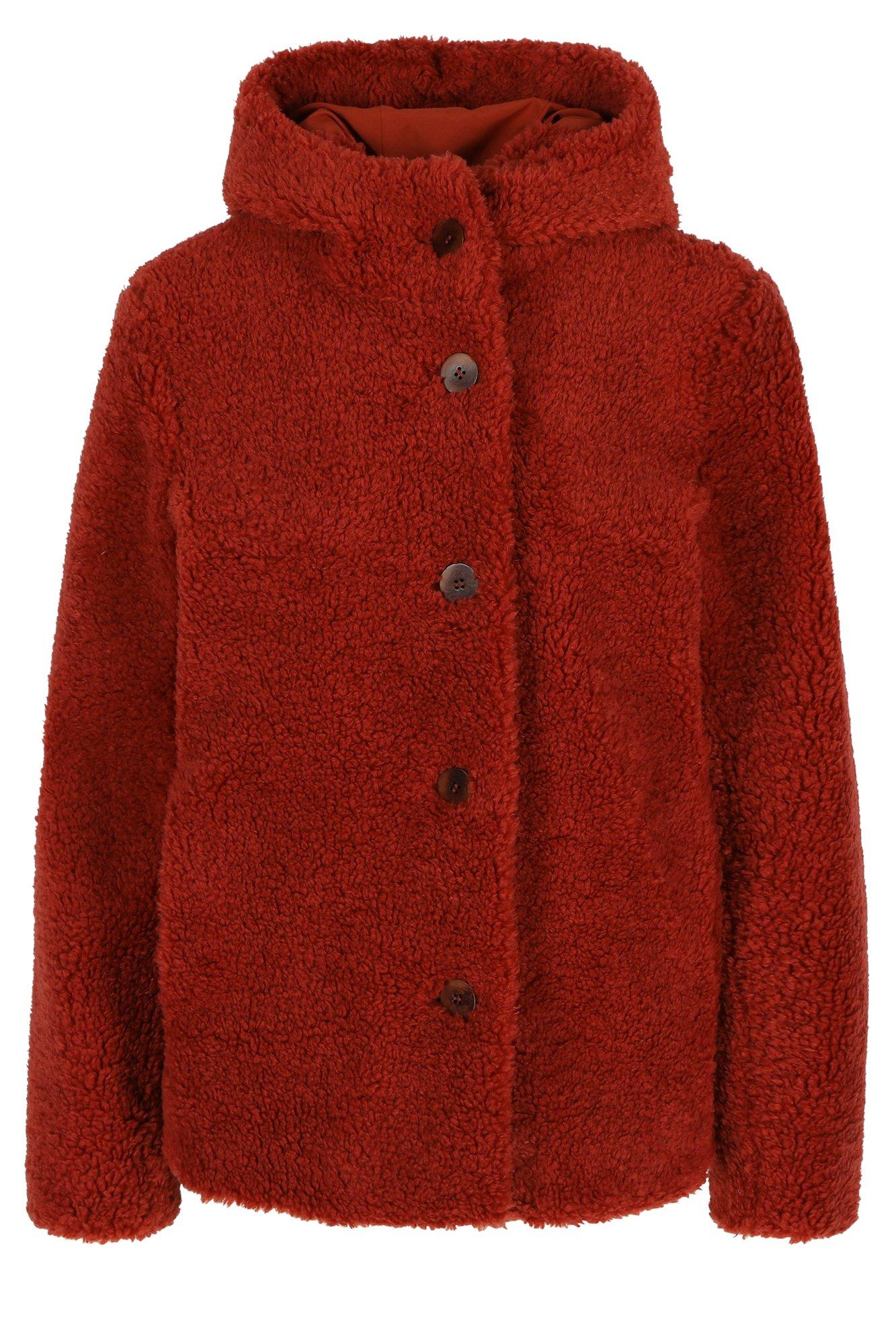 Manteaux - Veste teddy à capuche