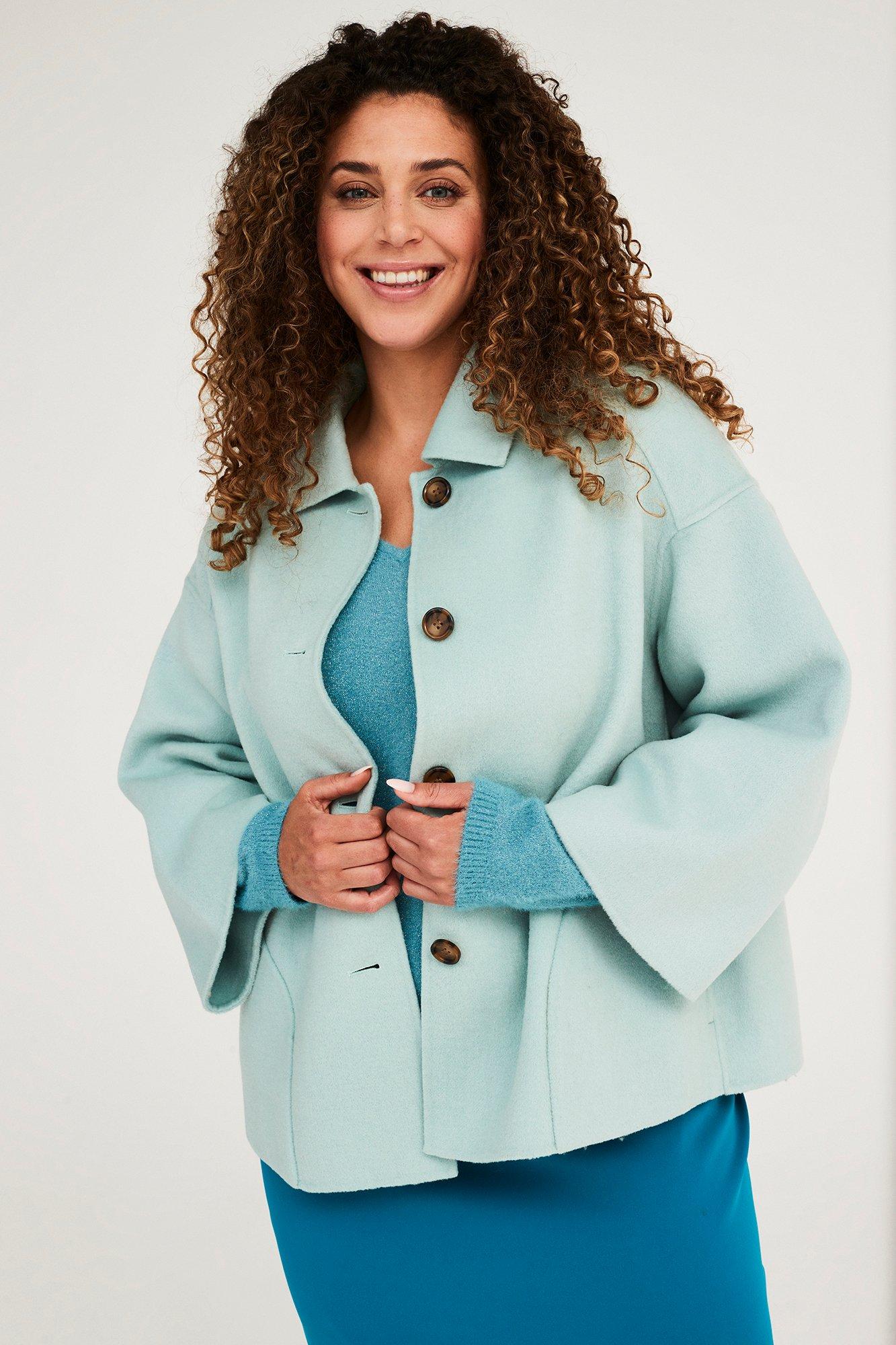 Manteaux - Veste en laine faite main