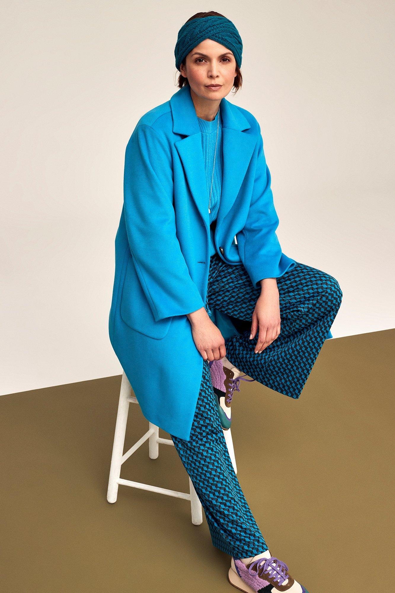 Manteau mi-long en twill - null - may