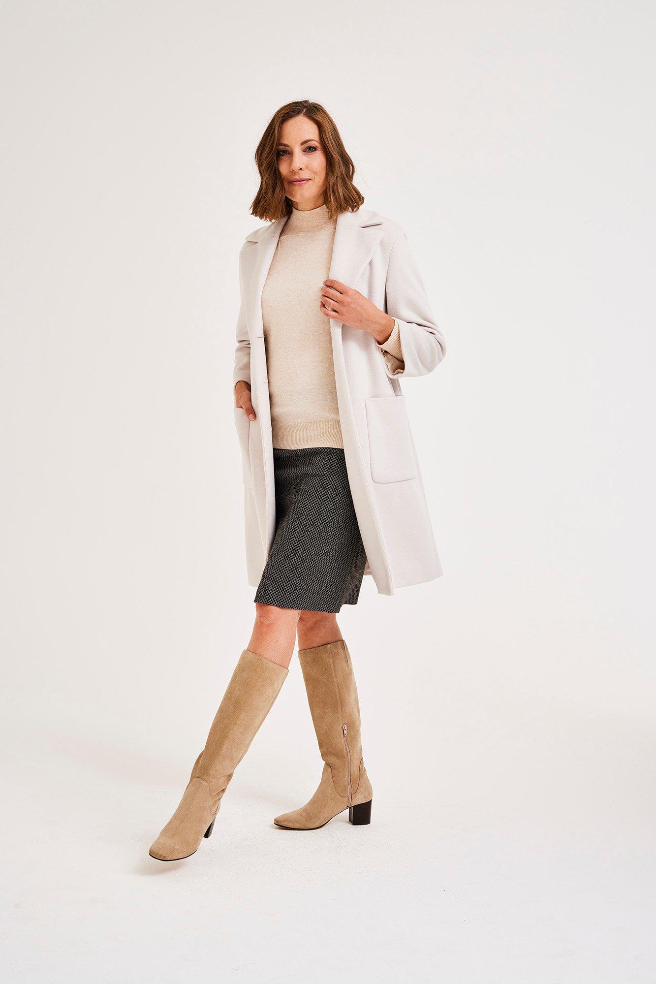 Manteaux - Manteau mi-long en twill