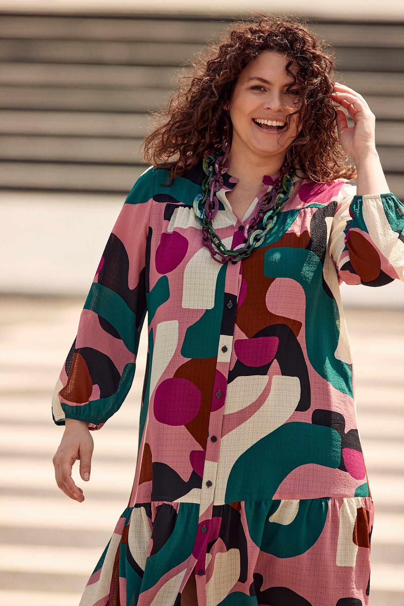 Robe à volant en seersucker - null - may