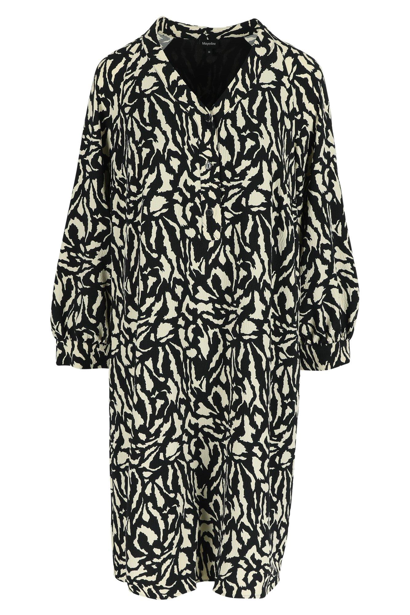 Robes - Robe à coupe ample en seersucker