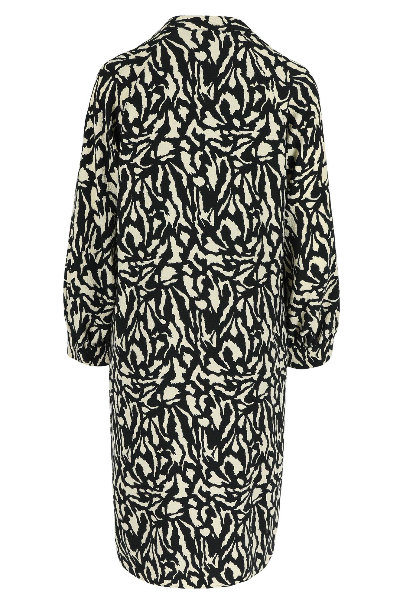 Robes - Robe à coupe ample en seersucker