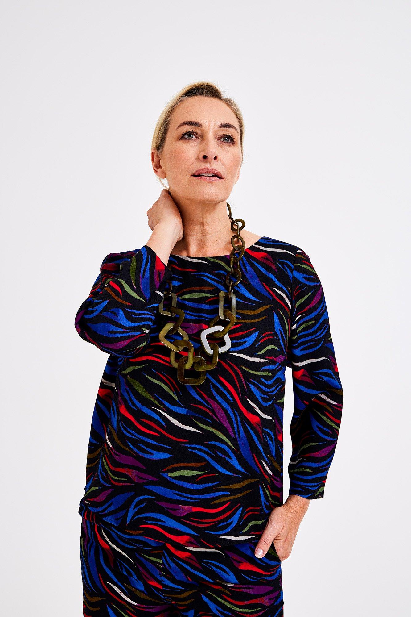 Robes - Robe imprimée en crêpe