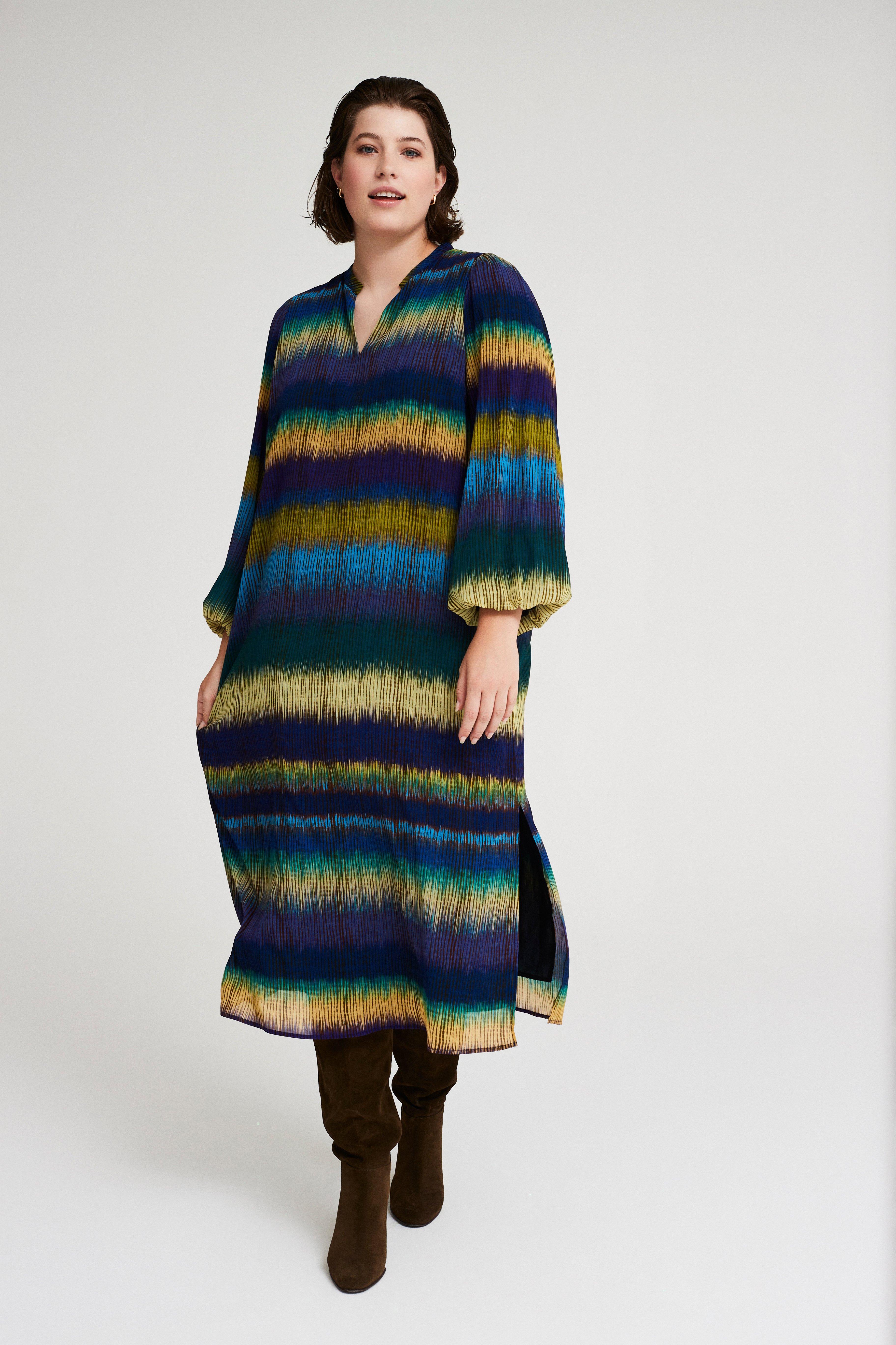 Printjurk met ballonmouw - null - ame
