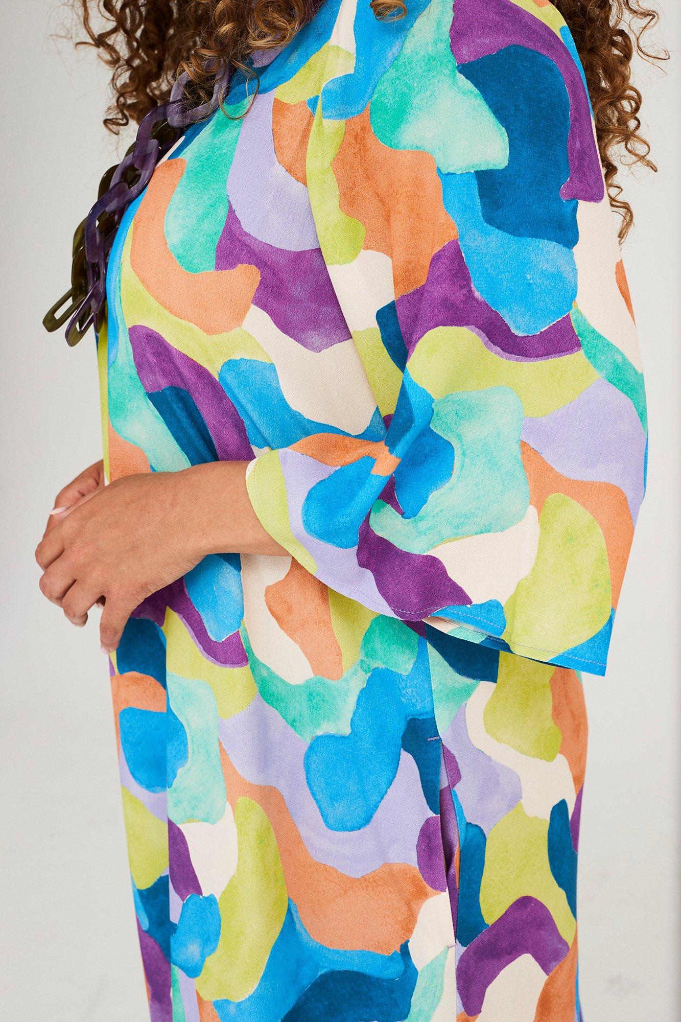 Robes - Robe mi-longue en crêpe